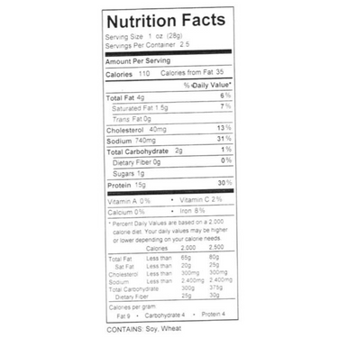 Beef Jerky | 2.5 oz. | Buffalo Wing Flavor | High Protein Snack | Bold and Savory | Ready to Eat | Made with the Best Beef